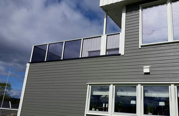 Aluflex Softline aluminium rekkverk Aluflex Softline aluminium rekkverk