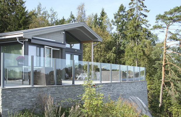 Aluflex Softline aluminium rekkverk Aluflex Softline aluminium rekkverk