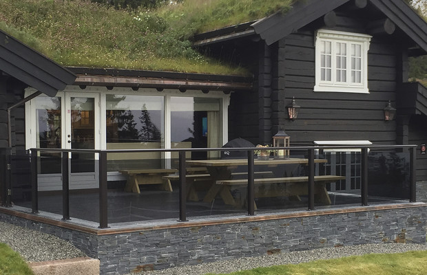 Aluflex Softline aluminium rekkverk Aluflex Softline aluminium rekkverk