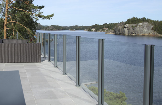 Aluflex Softline aluminium rekkverk Aluflex Softline aluminium rekkverk