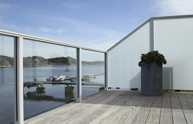 Aluflex Softline aluminium rekkverk Aluflex Softline aluminium rekkverk