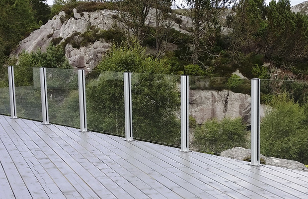 Aluflex Softline aluminium rekkverk Aluflex Softline aluminium rekkverk