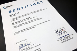 Sertifkat Nemko NS-EN ISO 9001-2008 Sertifkat Nemko NS-EN ISO 9001-2008