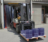 PVC Flex, truck gjennom port PVC Flex, truck gjennom port