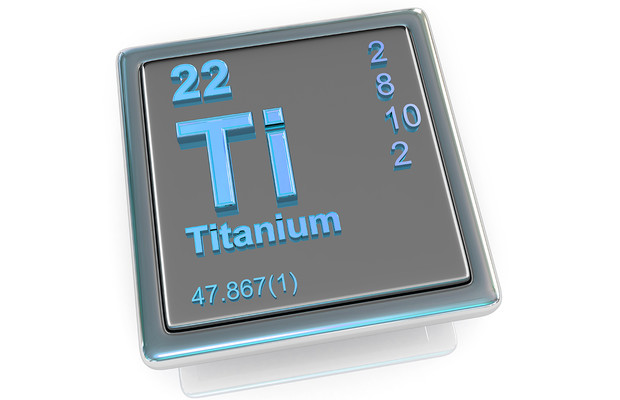 12721444 Titanium. Chemical elemen 3d
